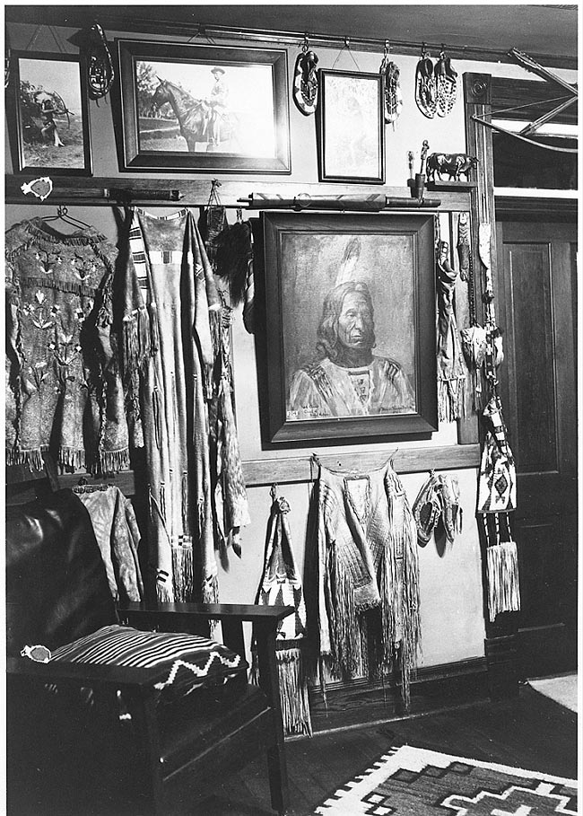 Photo of Chief Red Cloud's Shirt.  See below for details.