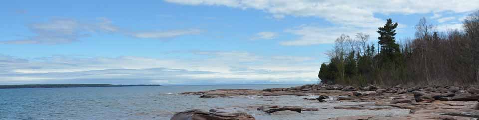 Stockton Island, looking south.