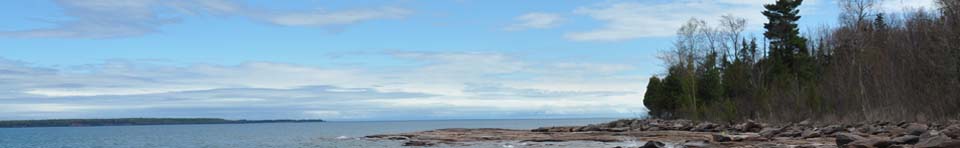 Stockton Island, looking south.