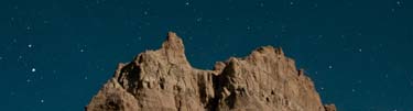 Badlands Night Sky by Carl Johnson