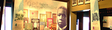 Paul Laurence Dunbar exhibit at the Wright-Dunbar Interpretive Center.