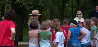Park Ranger with School Group