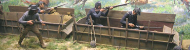 Soldiers in diarama