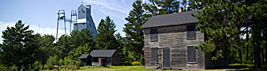 Martin house with Quincy #2 Shaft-rockhouse in background