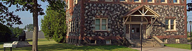 The former Calumet & Hecla Public Library now serves as the Keweenaw History Center.