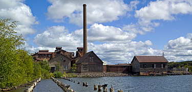 The 1898 Quincy Smelting Works is the best remaining example of a turn of the 20th century copper smelter site in the United States.