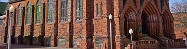 The former St. Anne's Catholic Church is now home to the Keweenaw Heritage Center.