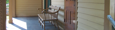 Back porch of Lincoln Home