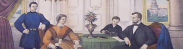 Drawing of Lincoln Family