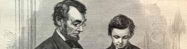 Abraham Lincoln and son Tad