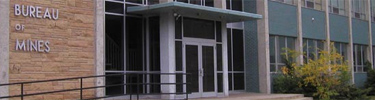 Picutre of the front of the Bureau of Mines building.