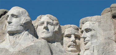 Full view of Mount Rushmore
