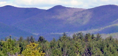 Scenic View of the Adirondack Mountains in New York
