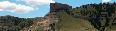 View of Crown Rock from the north. Photo by Jonathan S. Garcia.