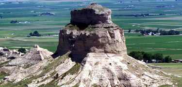Dome Rock as seen from the top of Crown Rock. Photo by Jonathan S. Garcia.