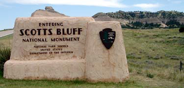 West entrance to Scotts Bluff National Monument. Photo by Jonathan S. Garcia.