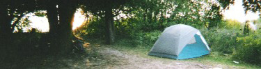 Backcountry campsite