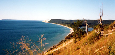 Empire Bluffs on Lake Michigan