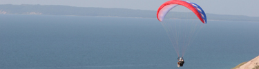Hang Gliding at Sleeping Bear Dunes