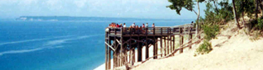 Lake Michigan Overlook on Pierce Stocking Drive