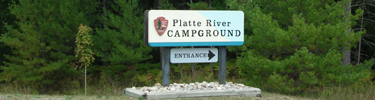 Platte River Campground Sign