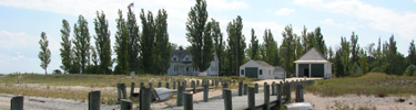 Dock and Ranger Station at South Manitou Island