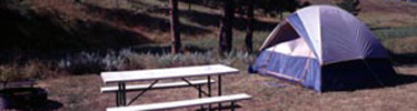 Camping at Elk Mountain Campground