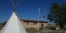 Tepee in front of the White River Visitor Center