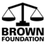 Brown Foundation scales logo