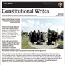 Cover of the newsletter, Constitutional Writes.