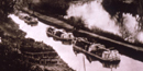 Historic photo of canal boats along the Ohio & Erie Canal.