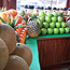 Replica fruit in Hale's Grocery.