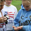 Students collecting Macro-Invertebrates