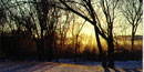Sunrise over prairie