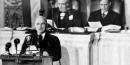 Harry S Truman giving a speech to Congress. Credit: Truman Library.