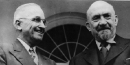 President Truman with Dr. Chaim Weizmann. Credit: Truman Library.