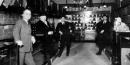 Harry Truman and friends in his haberdashery store, ca. 1920. Credit: Truman Library.