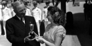 President Truman wins a fishing trophy in Boca Chica, Florida. Credit: Truman Library