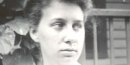 Bess Wallace wearing short string of pearls, pin on right shoulder. Credit: National Park Service