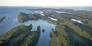 Areal view of the Island's northshore.