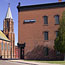 The Union Building and former St. Annes church mark the entrance to Calumet