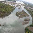 aerial view of James River Island on the Missouri River