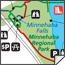 A small part of the Mississippi River Trail Guide map.