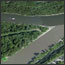 Aerial of Minnesota/Mississippi Confluence