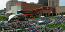 Concert at Lock 3 Park. City of Akron Photo.