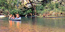 Folks canoeing on the Current River.