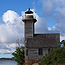 The East Channel Lighthouse on Grand Island can be seen from Sand Point. (Chris Case photo) The East Channel Lighthouse on Grand Island can be seen from Sand Point. (Chris Case photo)