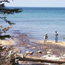 Visitors at the mouth of the Hurricane River. Visitors at the mouth of the Hurricane River.