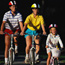 Family bicycling
