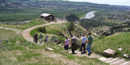River Bend Overlook in the North Unit is the work of federal relief agencies during the 1930s.